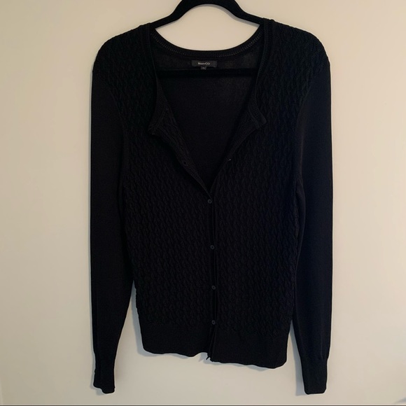 Black Knit Cardigan | RW&Co. - Picture 3 of 6